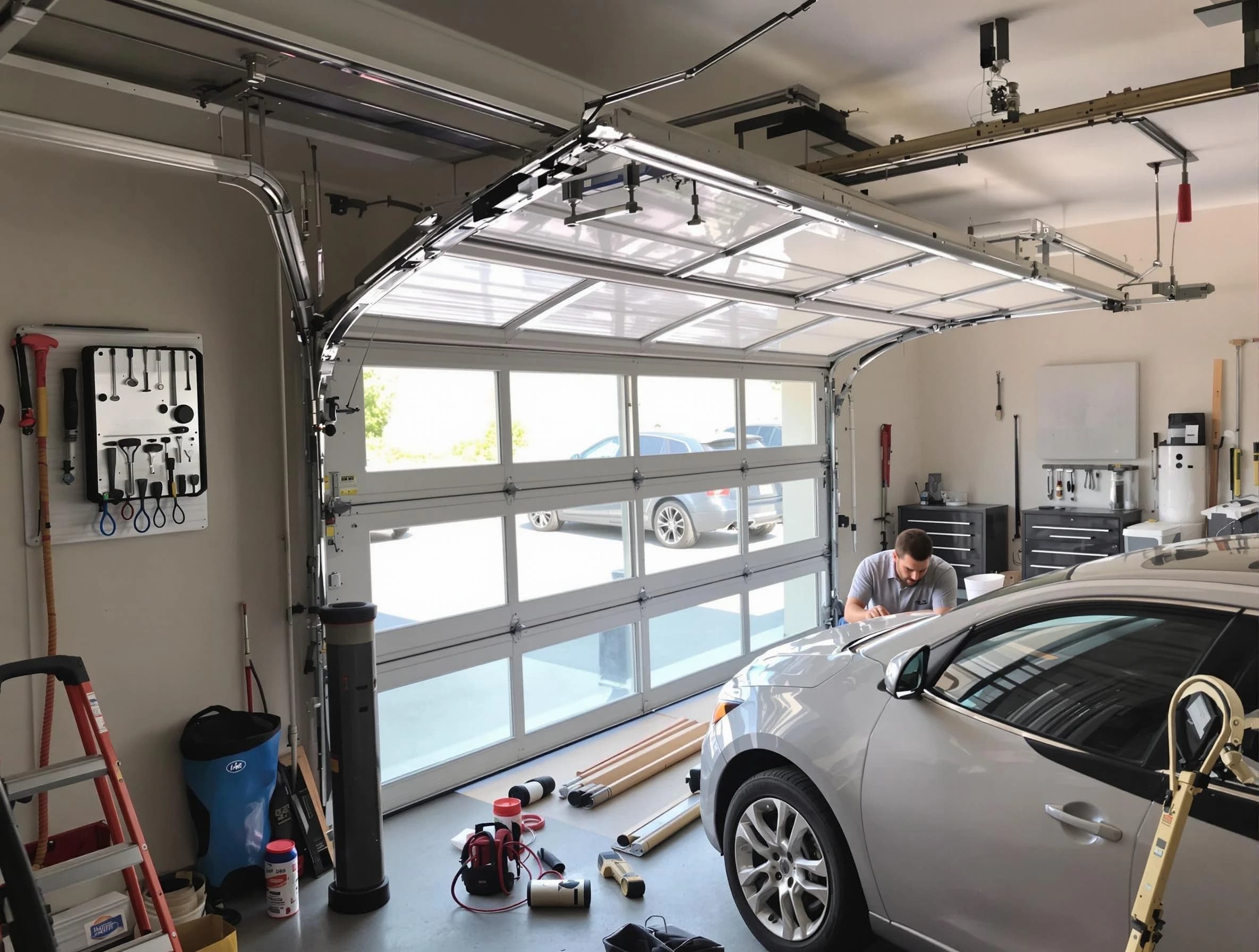 Garage door noise reduction service by Cottonwood Heights Garage Door Repair in Cottonwood Heights