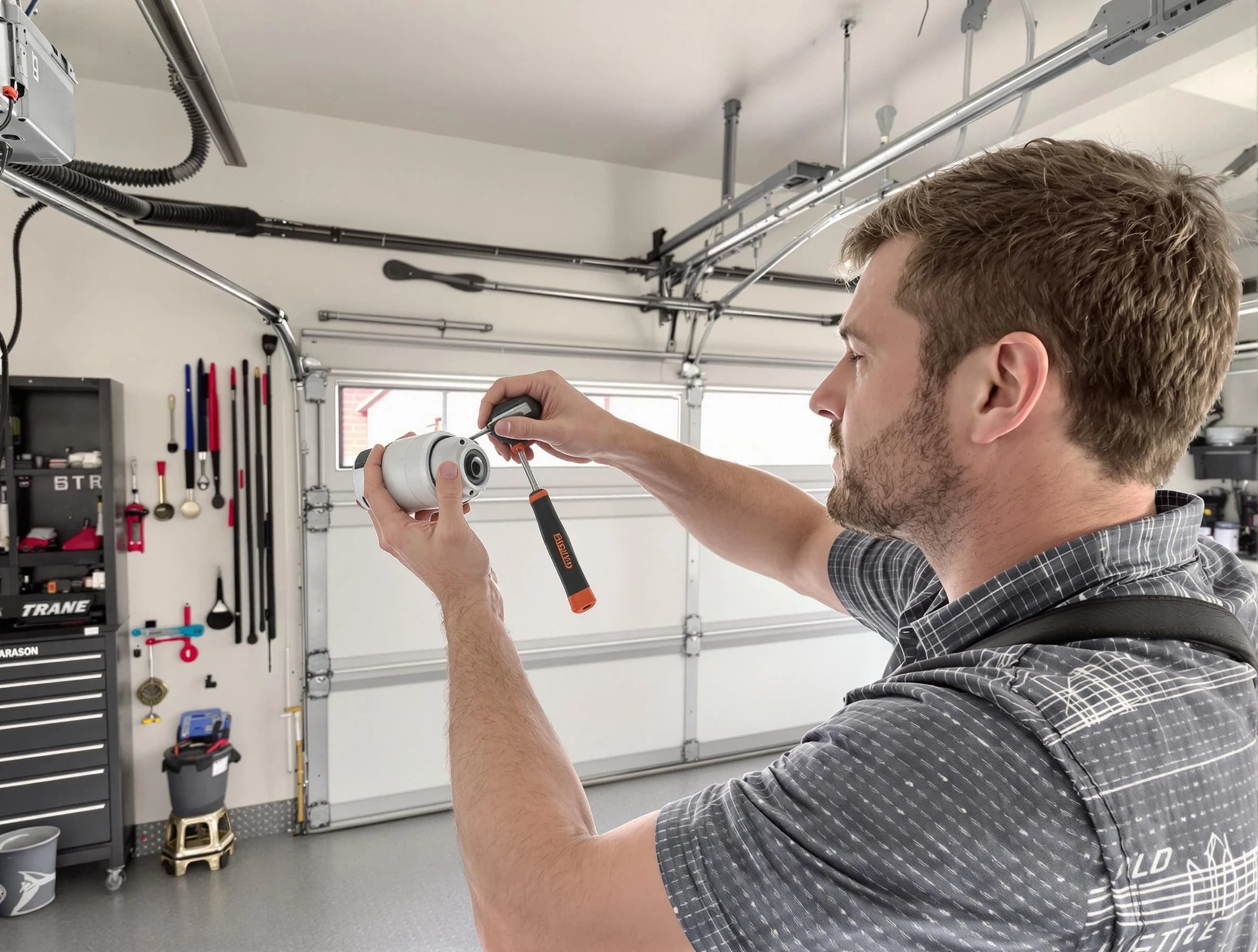 Garage door opener repair service by Cottonwood Heights Garage Door Repair in Cottonwood Heights