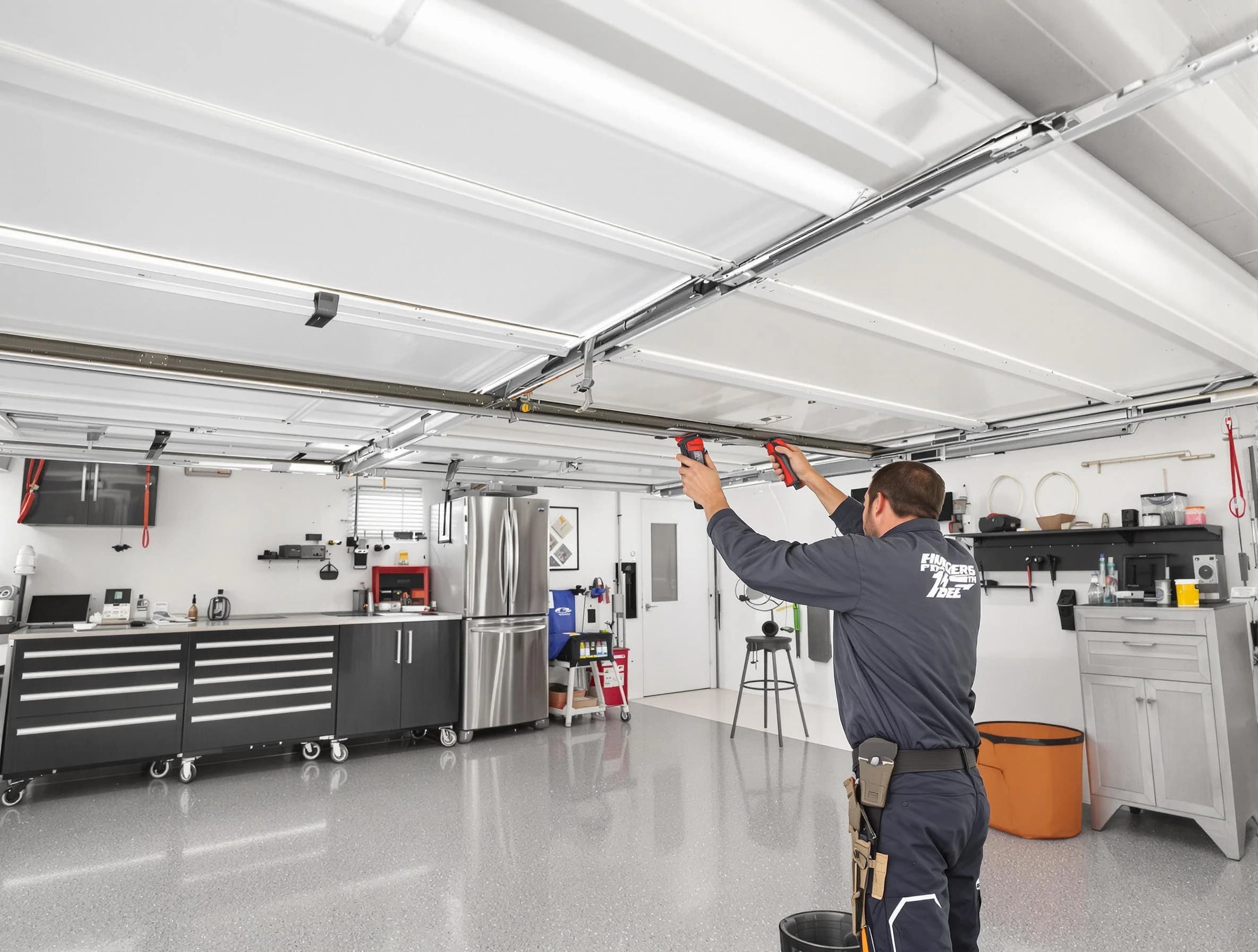 Overhead garage door repair service by Cottonwood Heights Garage Door Repair in Cottonwood Heights