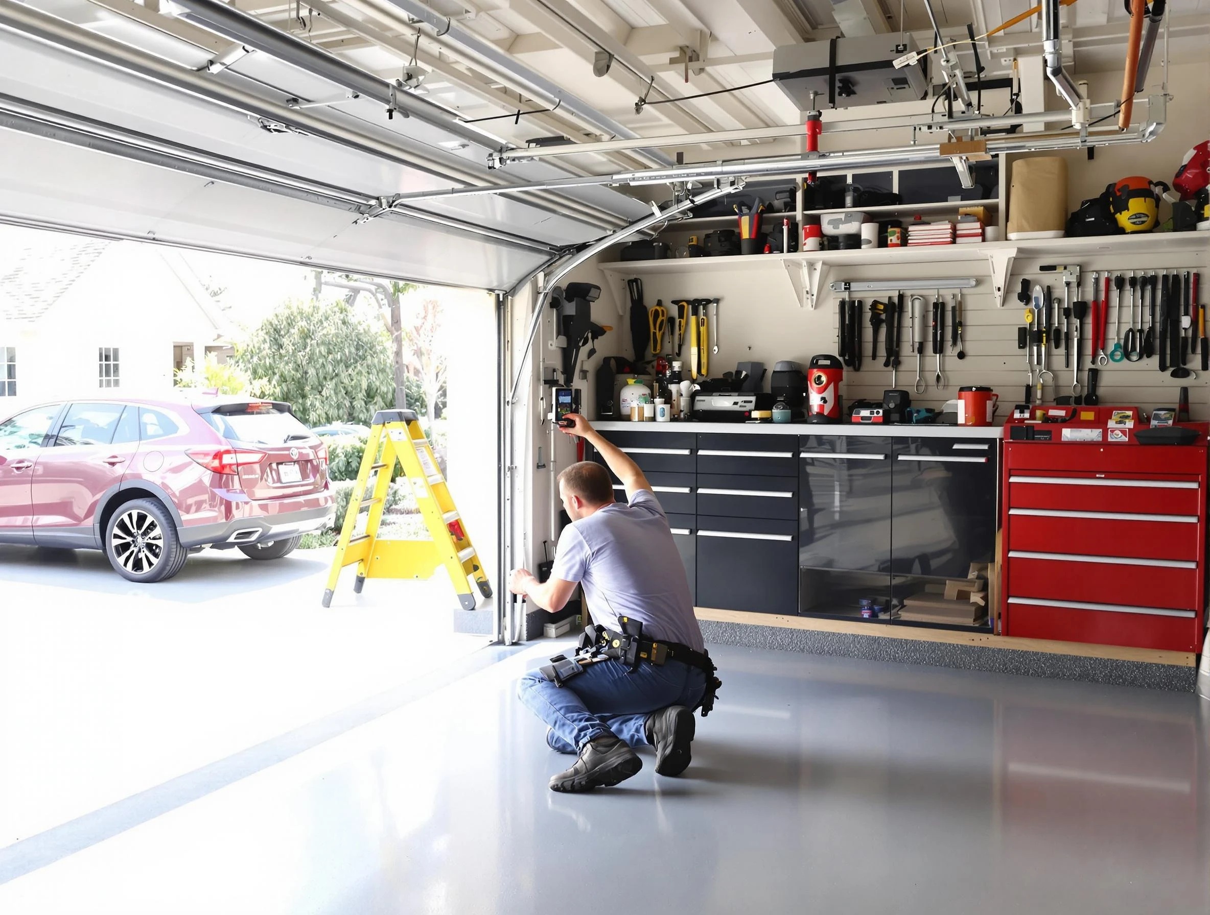Local garage door repair service by Cottonwood Heights Garage Door Repair in Cottonwood Heights