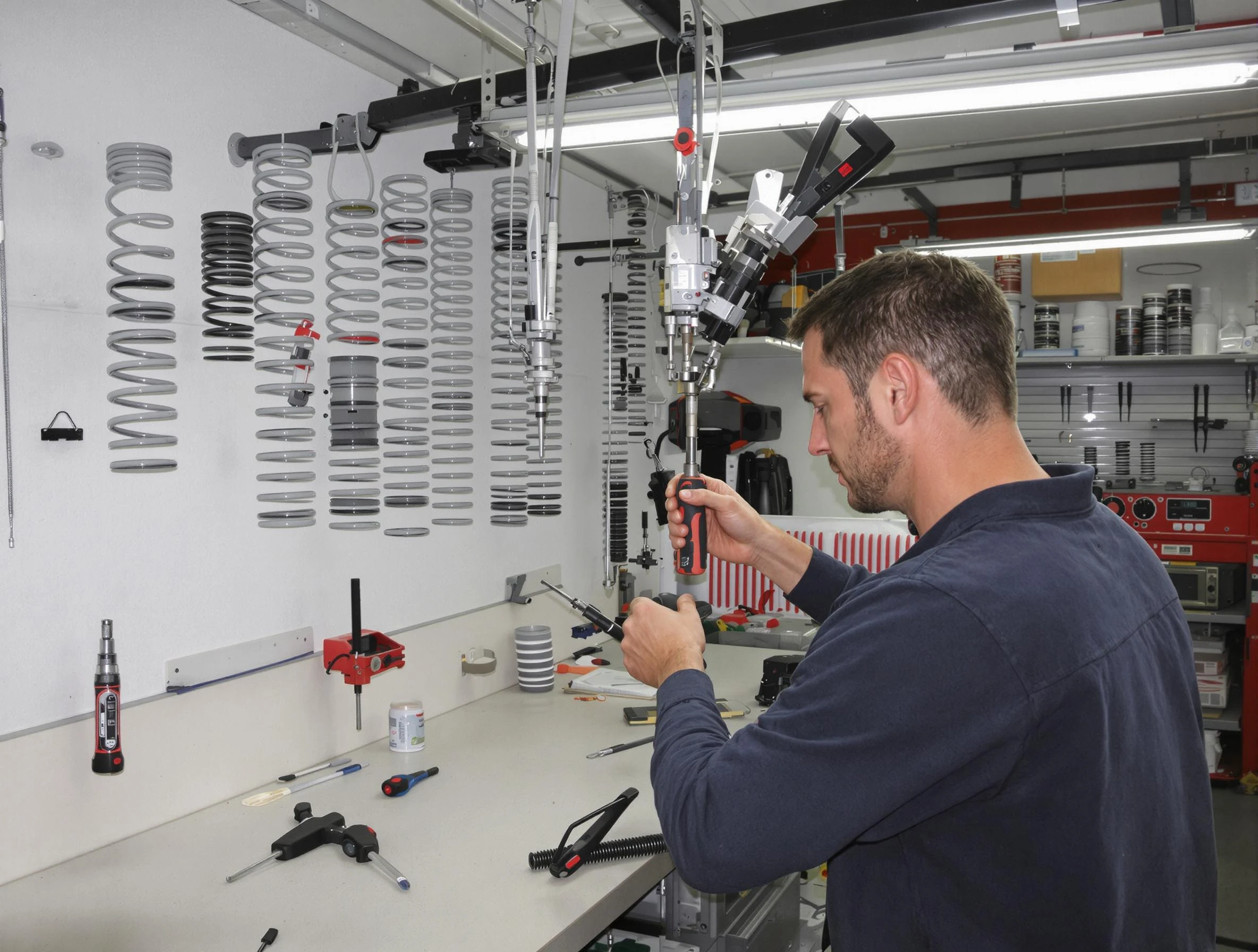 Cottonwood Heights Garage Door Repair safety certified technician performing precision spring replacement in Cottonwood Heights